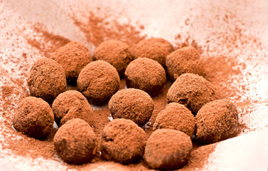 homemade chocolate truffles