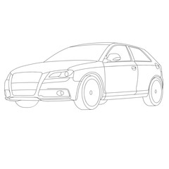 coloring pages for kids car
