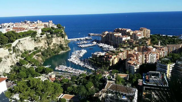 Monaco Fontvieille Time Lapse