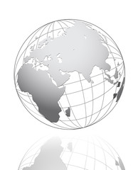 White global business concept vector design