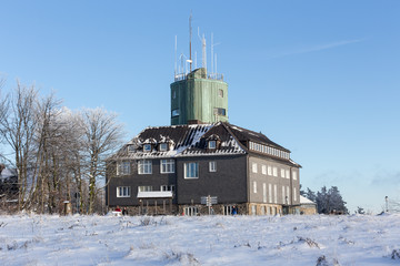 kahler asten tower germany in the winter