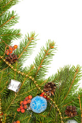 Christmas background. Eve framework