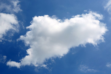 Beautifully blue cloudy sky