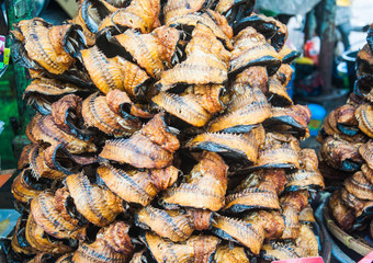 Dried fish at the Market
