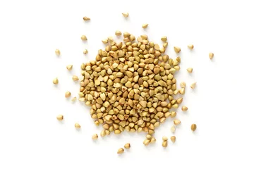 Selbstklebende Fototapeten Buckwheat grains © mtphoto19