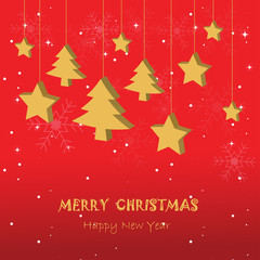 Fototapeta na wymiar christmas greeting card