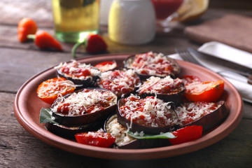 Baked vegetables for breakfast