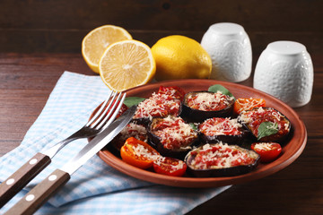 Baked vegetables for breakfast