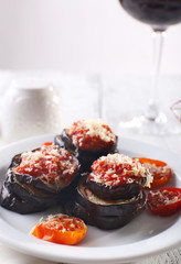 Baked vegetables for breakfast