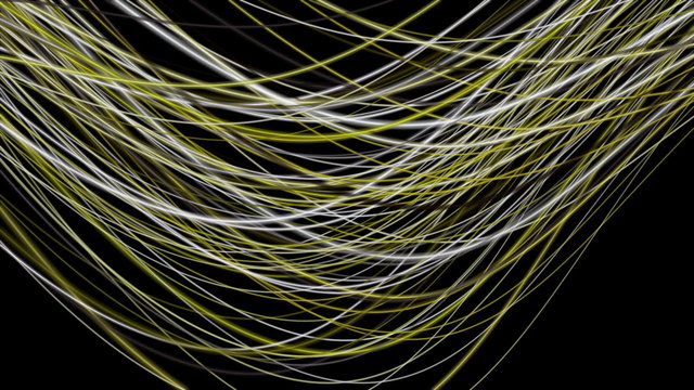 fantastic video animation with wave object in motion - loop HD 1080p