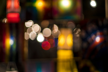 Abstract background with bokeh defocused lights