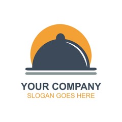 Fototapeta na wymiar Restaurant Gourmet Cafe Vector Icon Logo