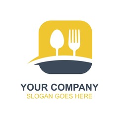 Restaurant Gourmet Cafe Vector Icon Logo