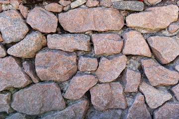 Background of empty stone wall
