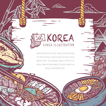 mouth-watering Korean food