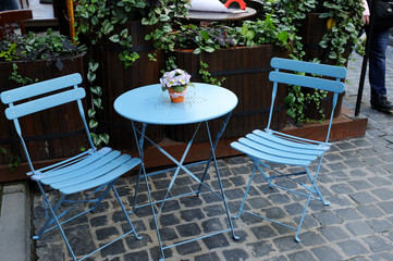 Round table and  chairs