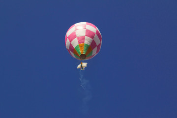 Balloon floating to sky in Thailand
