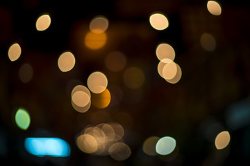 Fototapeta premium Abstract background with bokeh defocused lights