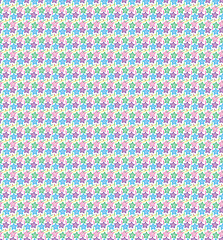 colorful stars seamless pattern white background