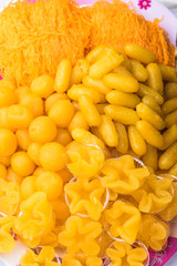 Foi Thong (Sweet Shredded Egg Yolk), sweets Thailand