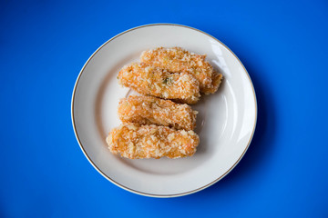 minced batter fried prawn