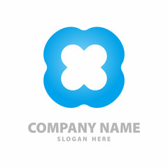 Initial X Cloud Logo icon