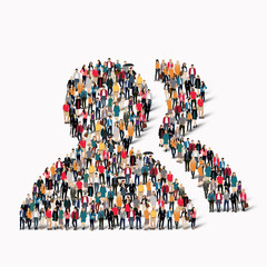 group  people shape  man