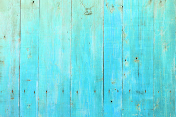 Fototapeta premium The old blue wood texture with natural patterns