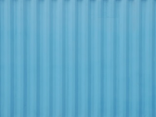 Blue color corrugated metal sheet as background