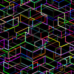 Seamless geometric pattern. Vector illustration.