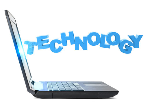 Laptop with word technology