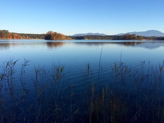 Blick auf Ostersee und Karwendel