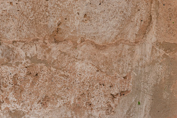Wall fragment with attritions and cracks