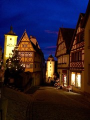 Fototapeta na wymiar Weihnachten in Rothenburg
