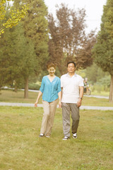 Fototapeta premium Senior Couple Outdoor Portrait