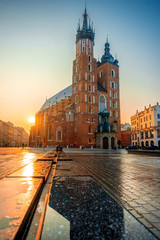 Fototapeta Market square in Krakow obraz