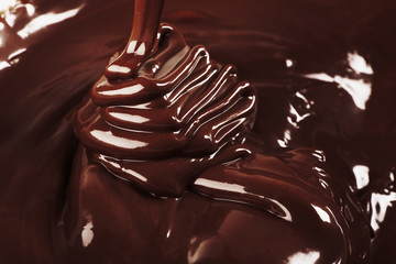 Chocolate as background
