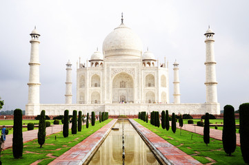 Fototapeta na wymiar Taj Mahal, Indie