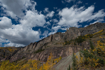 Fototapeta premium Black Bear Pass Telluride Colorado Fall Colors Autumn Landscape