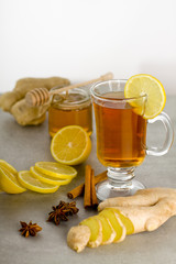 Tea with spices