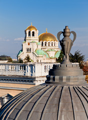 Sofia, St. Aleksander Newski catedral - obrazy, fototapety, plakaty