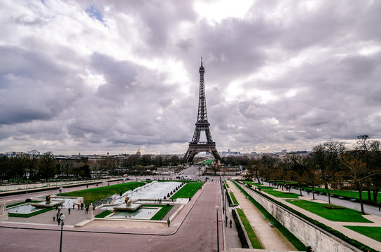 The Eiffel tower from Trocadero