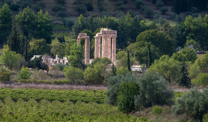 Fototapeta na wymiar Zeus Tempel von Nemea.15153.jpg