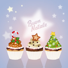 Christmas cupcakes