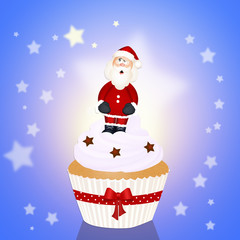 Christmas cupcake