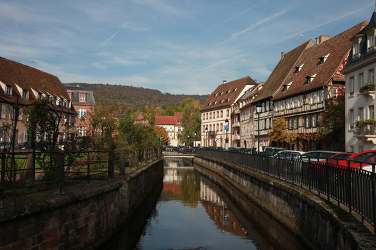 Balade le long de la Lauter et des remparts, Wissembourg, Alsace, France