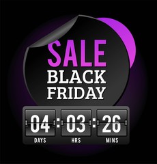 Black Friday sale badges