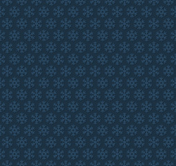 Christmas Seamless Background with Snowflakes. Vector