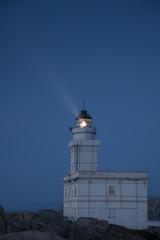 Fototapeta na wymiar Sardinien, Leuchtturm am Capo Testa
