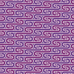Seamless pattern wavy Japanese. 波型の和風パターン